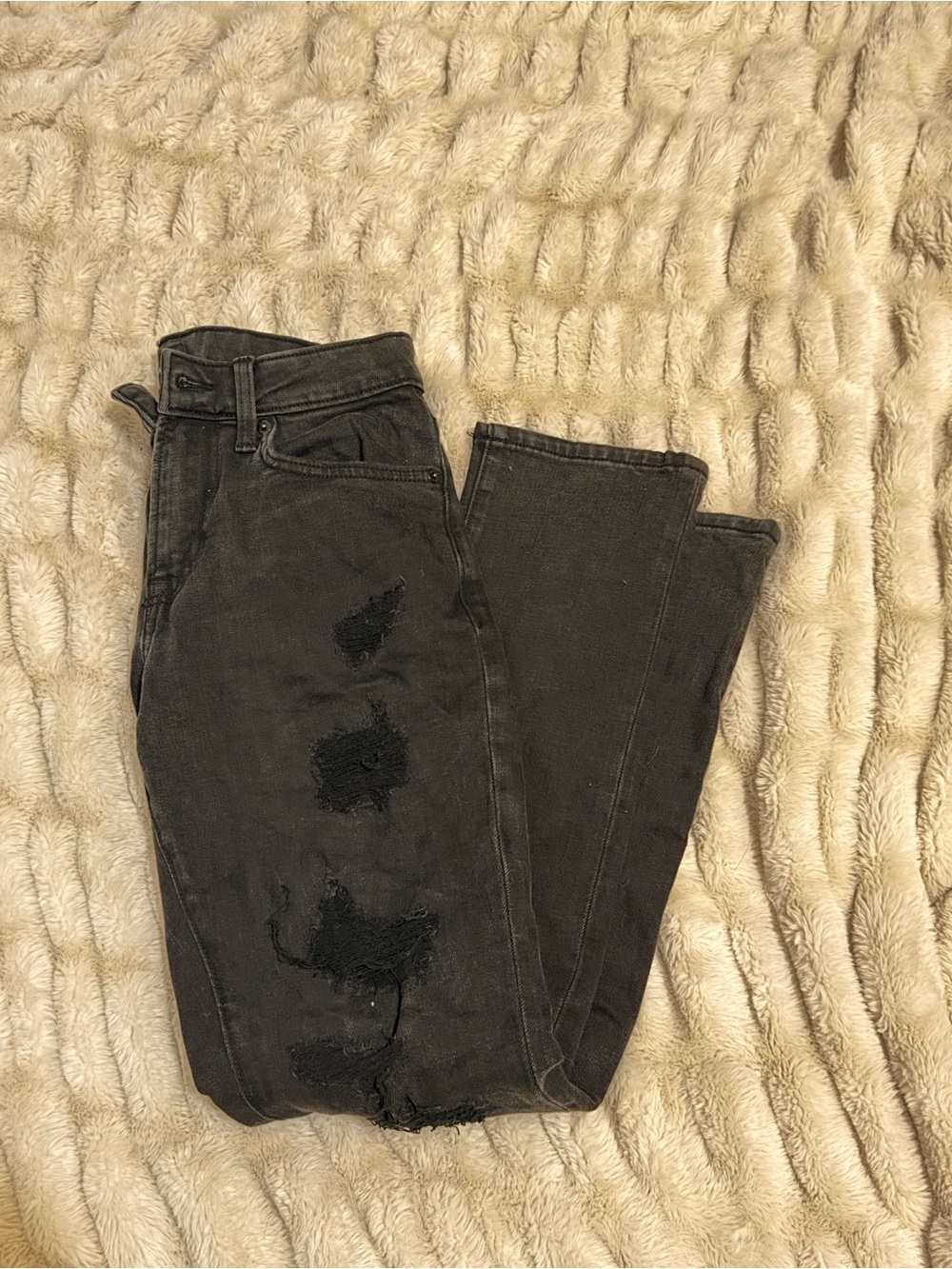 Aeropostale Men’s Straight Leg Jeans — Black